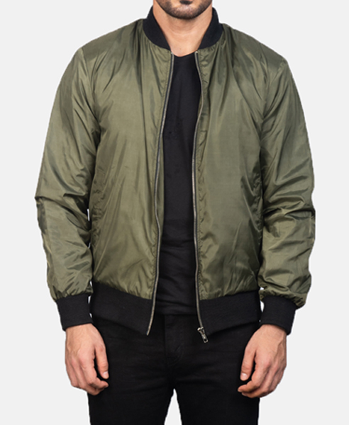 Green Bomber Jacket
