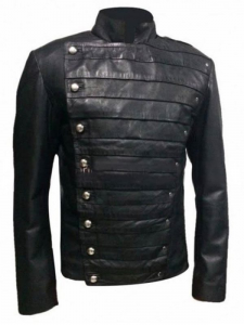 Hector Escaton Black Leather Jacket