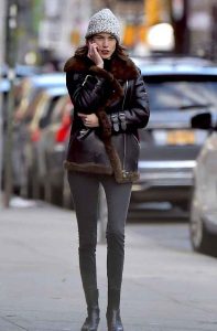 Shearling Jacket with Boots