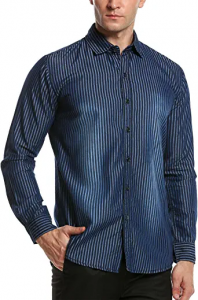 Blue Button-Down Shirt 