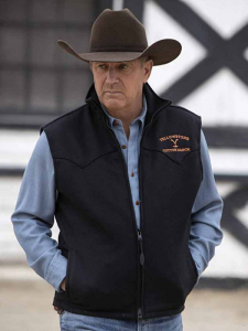 John Dutton Black Vest