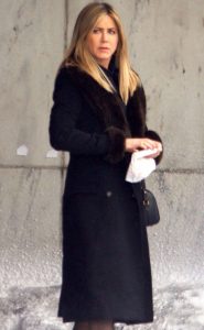 The Office Christmas Party Jennifer Aniston Coat