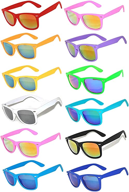 Matte-Frame-Retro-Multicolor-Sunglasses