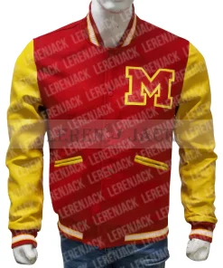 m-logo-michael-jackson-letterman-red-and-yellow-varsity-bomber-jacket