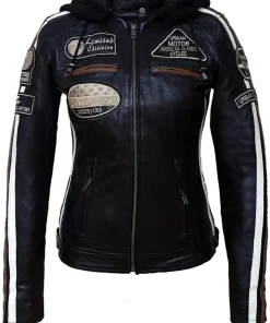 American Classic Urban Motors Black Leather Jacket