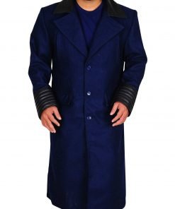 Mens Gotham David Mazouz Trench Coat