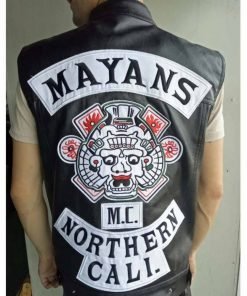 Mayans MC Ezekiel Reyes Leather Vest
