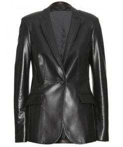 Captain America The Winter Soldier Natasha Romanoff Leather Blazer