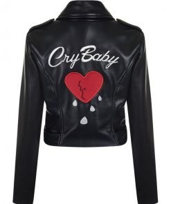 Cry Baby Motorcycle Women Leather Jacket