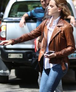 Emma Watson Leather Jacket