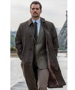 Mission Impossible Henry Cavill Fallout Trench Coat