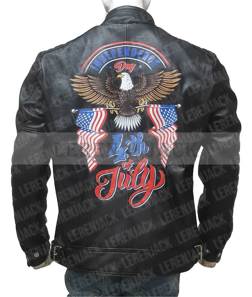 Bald Eagle Leather Jacket