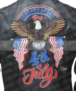 Bald Eagle Leather Jacket