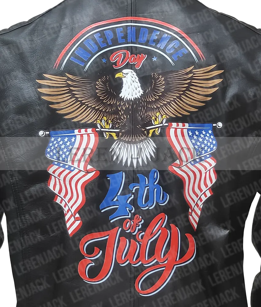 Bald Eagle Leather Jacket
