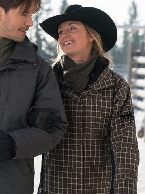 Heartland Amber Fleming Checkered Plaid Jacket