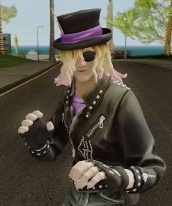 Fortnite Stage Slayer Leather Jacket