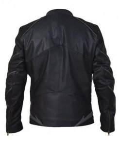 The Flash Zoom Black Leather Jacket