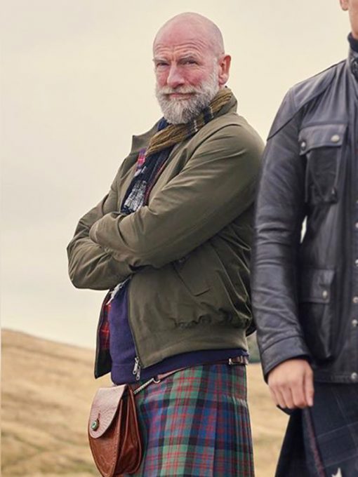 Men in Kilts A Roadtrip Graham Mctavish Green Cotton Jacket