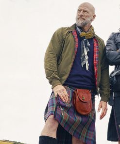 Men in Kilts A Roadtrip Graham Mctavish Green Cotton Jacket