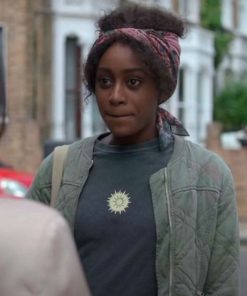 Simona Brown Behind Her Eyes Bomber Jacket