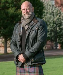 Graham Mctavish Men in Kilts A Roadtrip Sam and Graham Biker Jacket