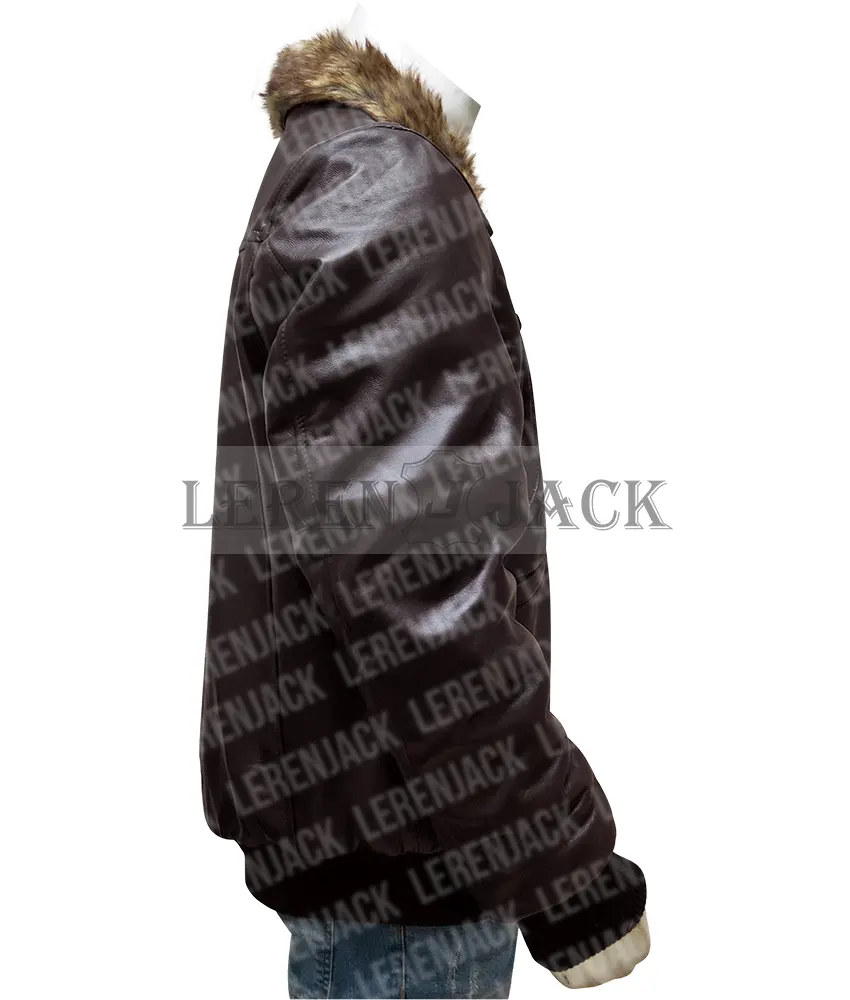 Spiderman Homecoming Vulture Brown Leather Jacket