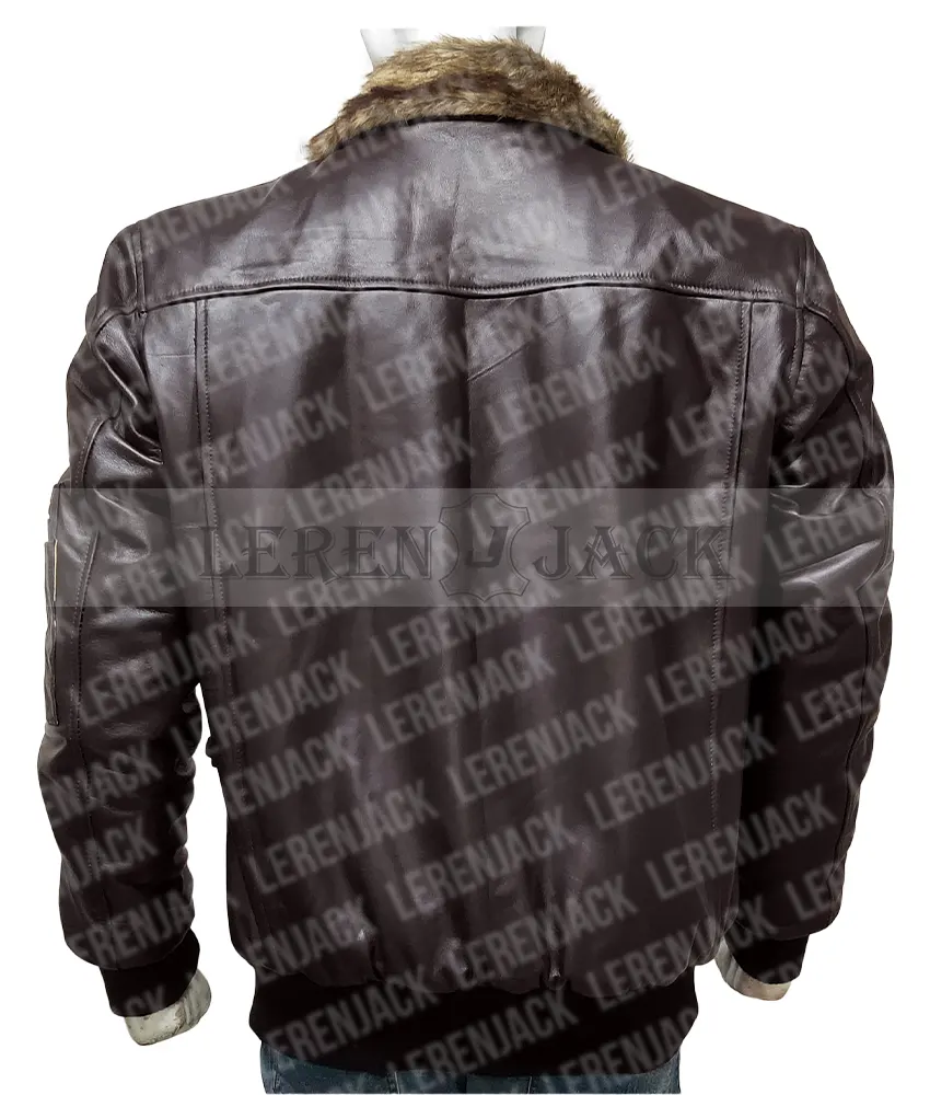 Spiderman Homecoming Vulture Brown Leather Jacket