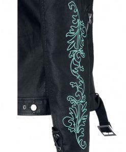 Death Eater Belted Black Leather Jacket