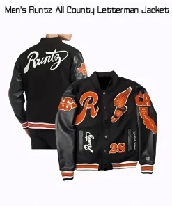 Men's Runtz All County Letterman Bomber Jacket