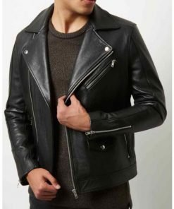 Jacob Elordi The Kissing Booth Black Leather Jacket