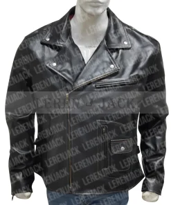Men's Cow-Hide Black Leather Rider's Biker Jacket