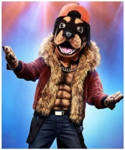 Chris Daughtry The Masked Singer S02 Brown Hooded Jacket