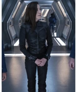 Avatar 2 Michelle Yeoh Black Leather Jacket