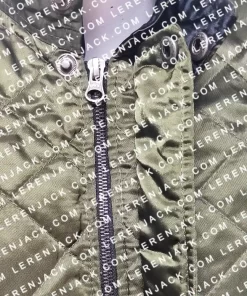 Yellowstone S04 Kevin Costner Green Quilted Vest