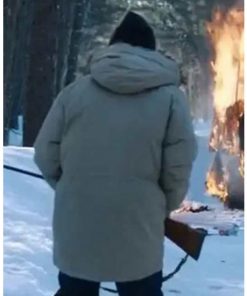 Tom Berenger Blood and Money Hooded Cotton Coat