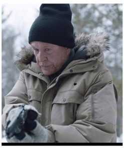 Tom Berenger Blood and Money Hooded Cotton Coat