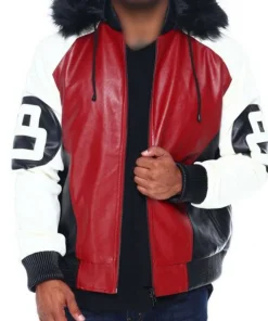 8 Ball Robert Phillipe Jacket with Fur Hood