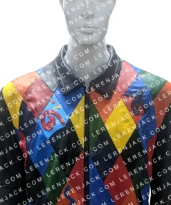 Pelle Pelle Retro Diamond DJ Chubby Chub Leather Jacket