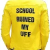Men's School Ruined My Uff Denim Jacket