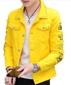 Men's School Ruined My Uff Denim Jacket