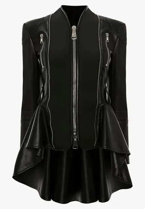 Beth Phoenix WWE 2022 Black Leather Jacket