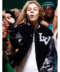 The Kid Laroi Wrong Louis Vuitton Camo Varsity Jacket