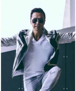 Rogue One Premiere Donnie Yen Black and Sliver Jacket