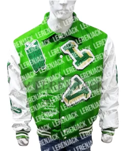 Green Louis Vuitton Varsity Jacket