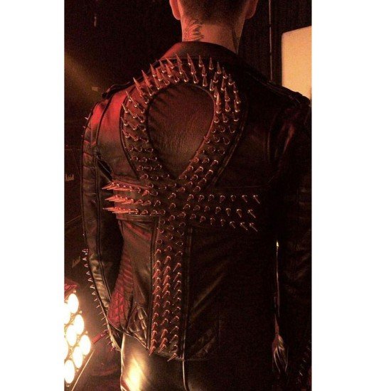 Andy American Satan Johnny Faust Spiked Black Jacket