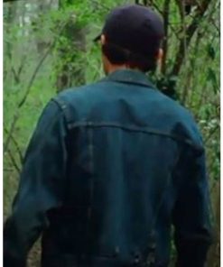 Devil All the Time Arvin Blue Denim Jacket