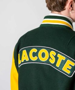 Lacoste Two Tone Varsity Jacket