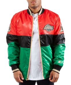 75th Anniversary Los Angeles Lakers Color Block Jacket