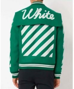 Off White Virgil Abloh 2015 Letterman Jacket
