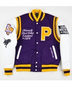 Prairie View A&m University Motto 2.0 HBCU Varsity Jacket